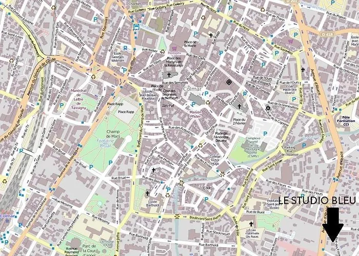 Le Bleu*10' Centre*parking*balcon